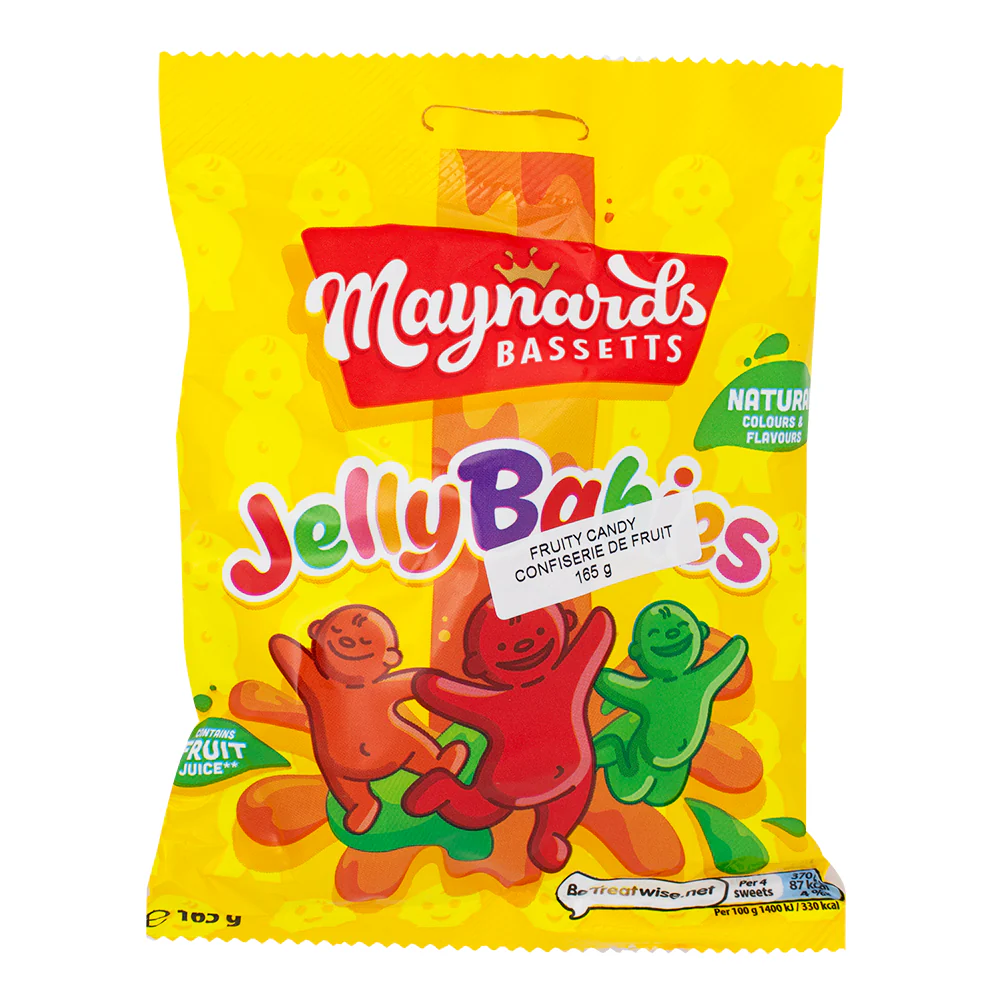 Maynards Bassetts Jelly Babies (UK) - 130g