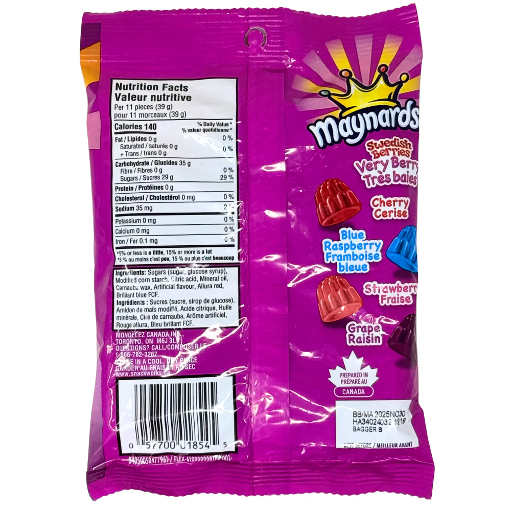 Maynards Swedish Berries Very Berry - 154g - Image 2