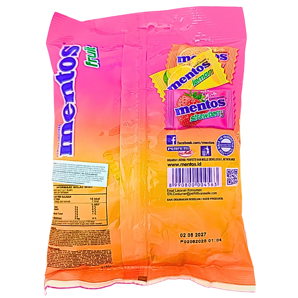 Mentos Fruit (Indonesia) - 135g - Image 2