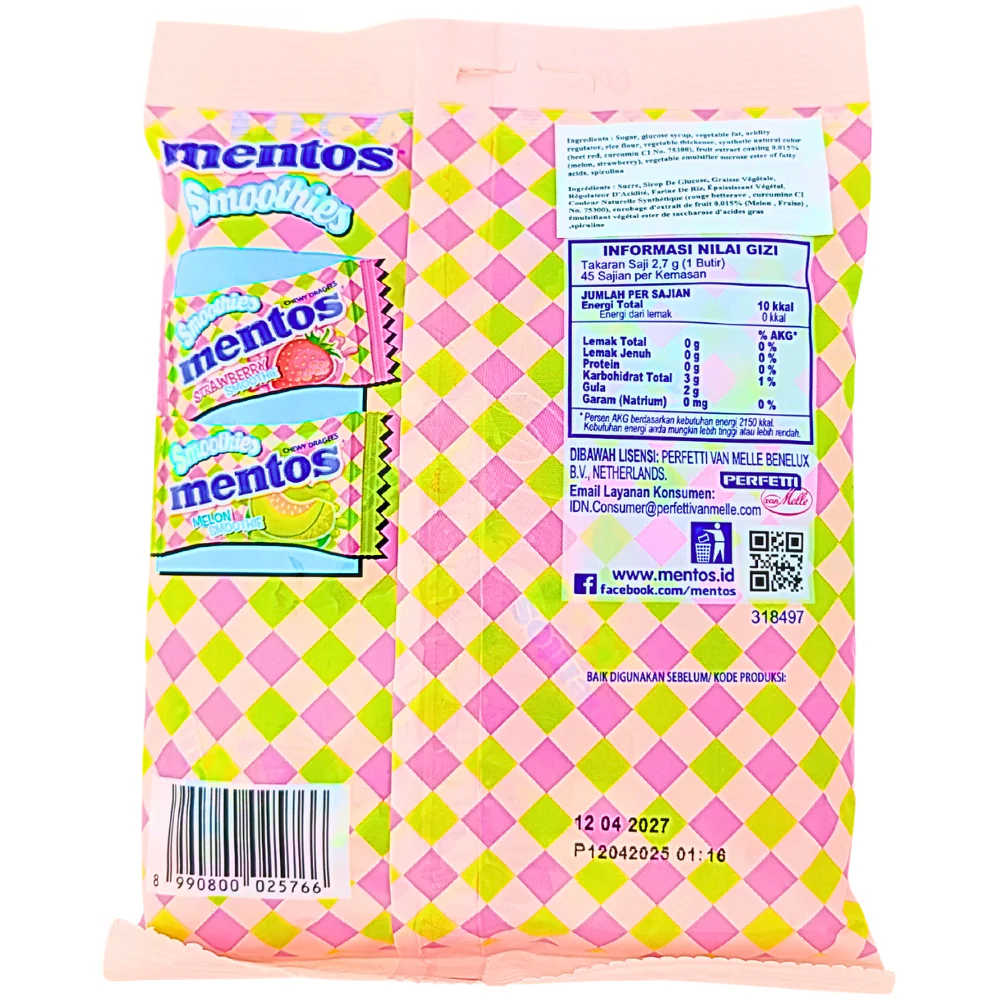 Mentos Smoothies (Indonesia) - 121.5g - Image 2
