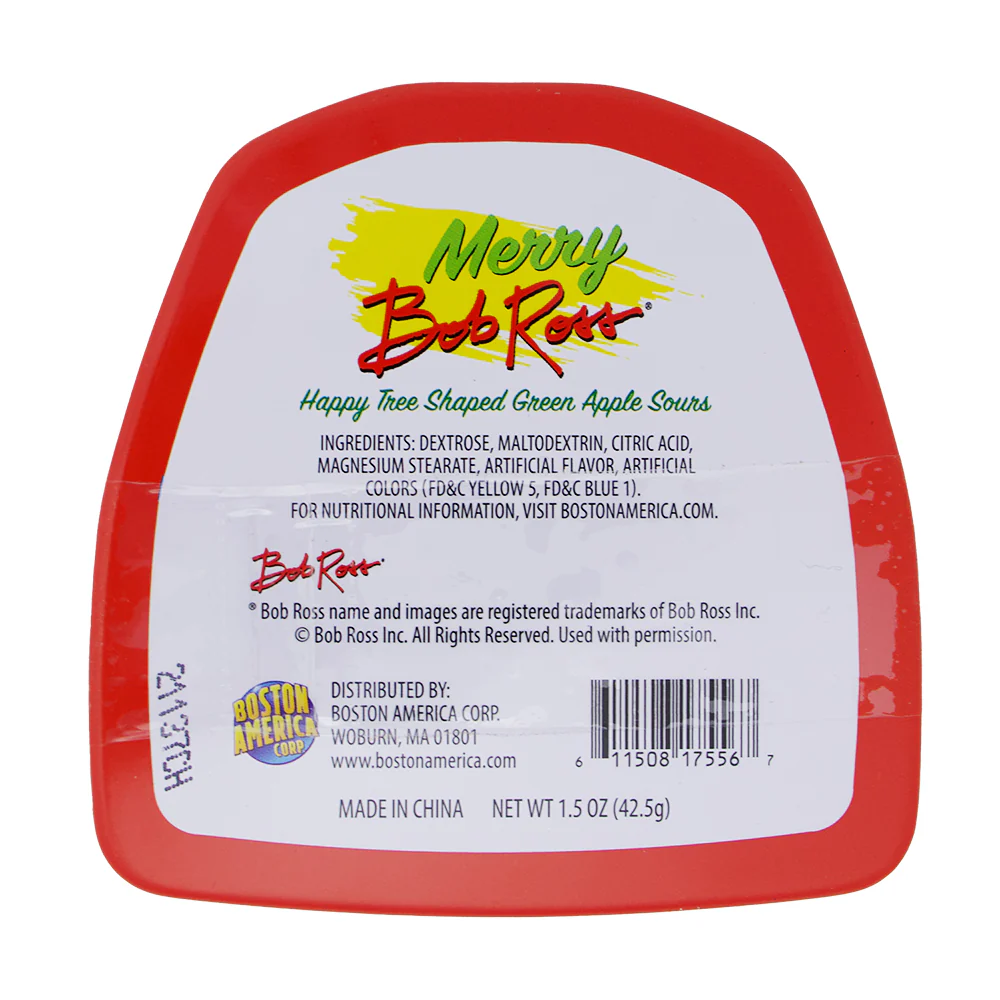 Merry Bob Ross Christmas Sweater Tin - 1.5oz. - Image 2