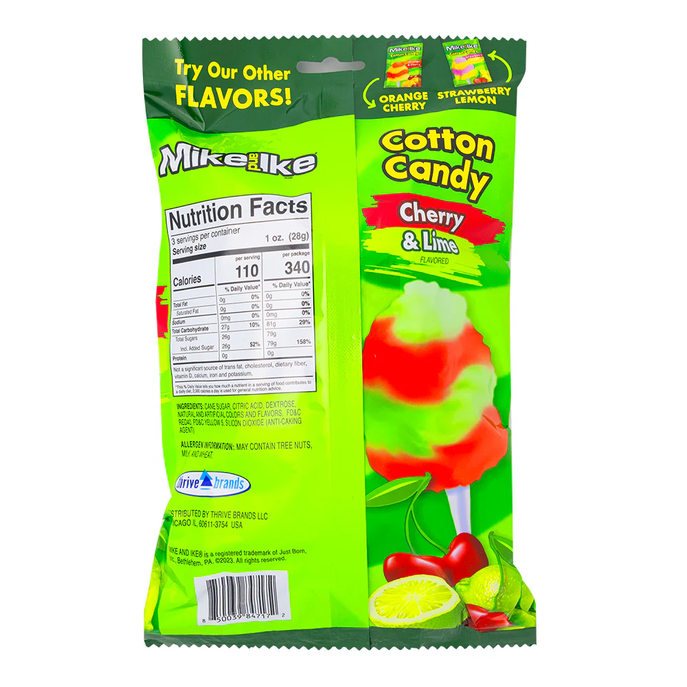 Mike and Ike Cotton Candy - 3oz - Image 4