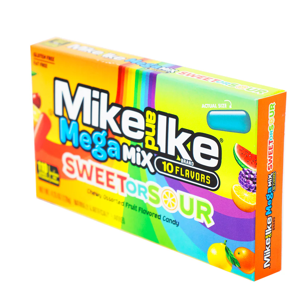 Mike and Ike - Mega Mix Sweet or Sour 4.25oz - Image 2