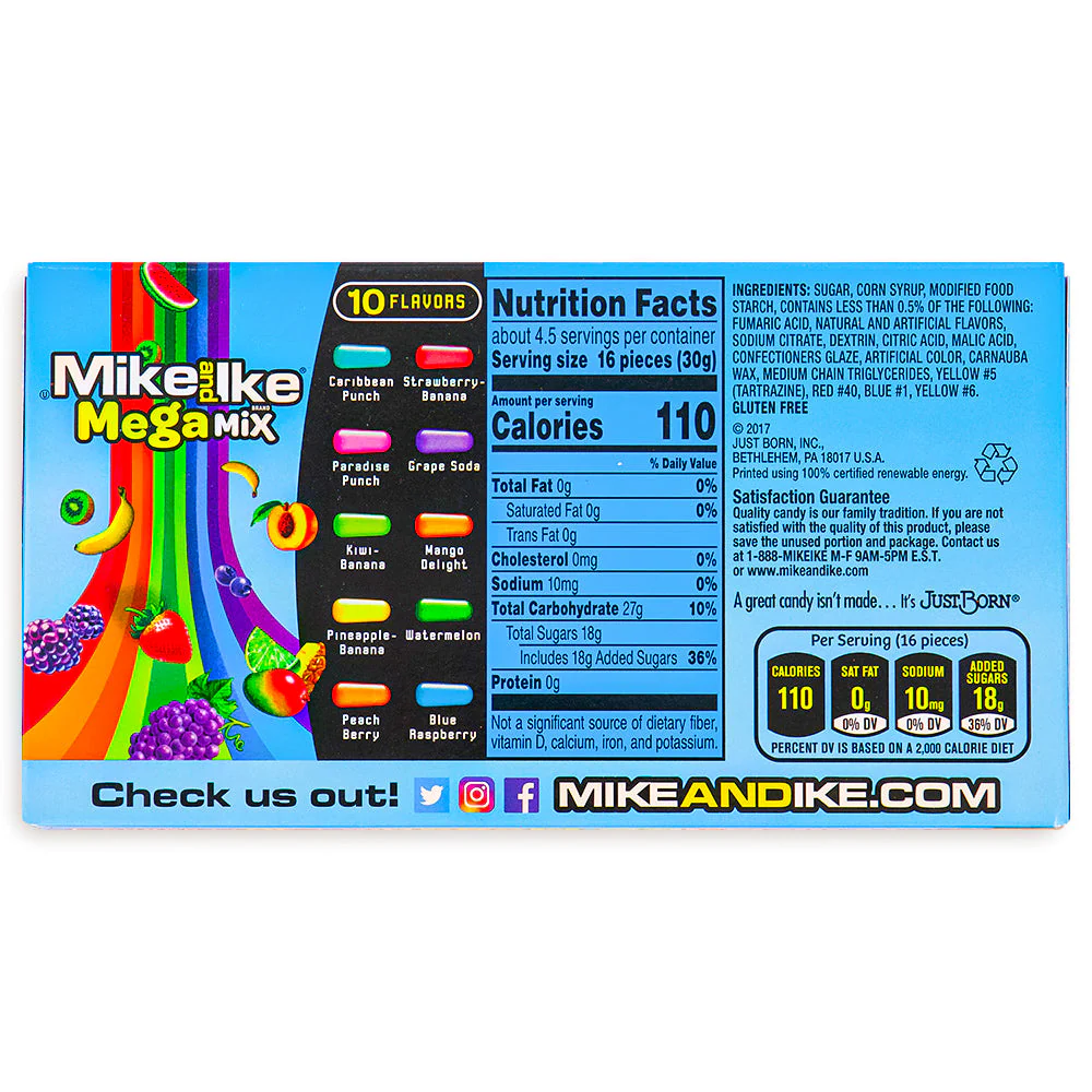 Mike and Ike Mega Mix Theatre Pack - 4.25oz - Image 3