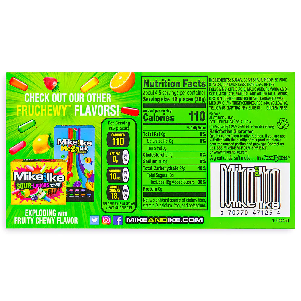 Mike and Ike Original Fruits Theatre Pack - 4.25oz - Image 3