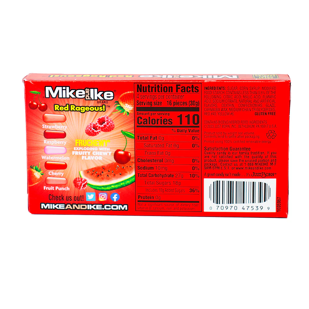 Mike and Ike Red Rageous Theatre Pack - 4.25oz - Image 3