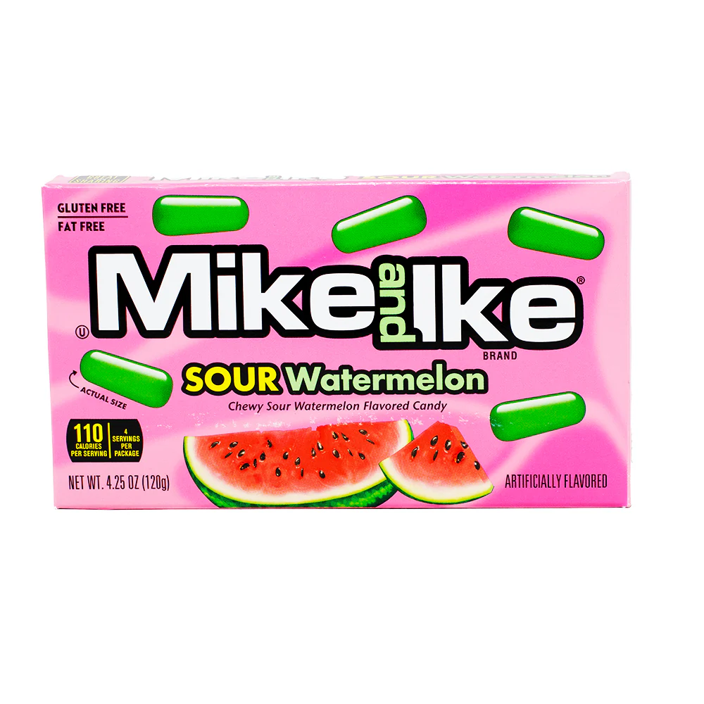 Mike and Ike Sour Watermelon -120g
