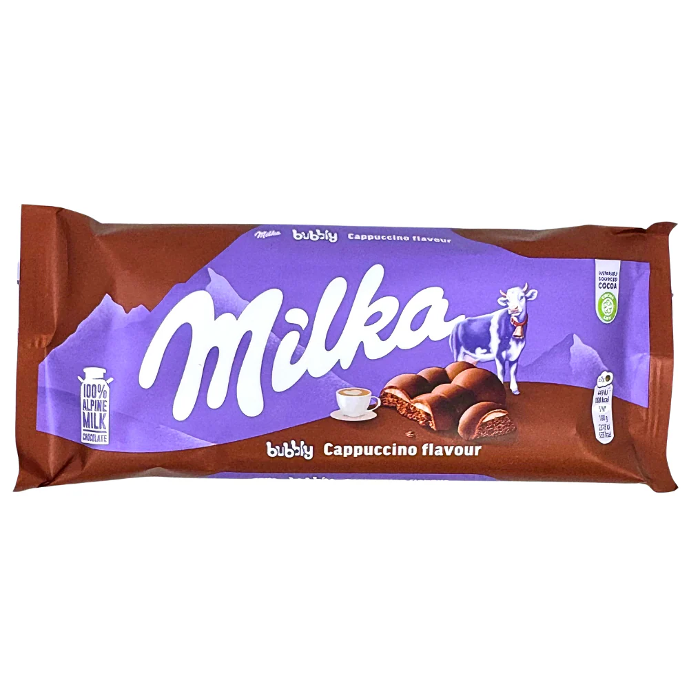 Milka Bubbly Cappuccino (Germany) - 97g *BB Aug 07 2026*