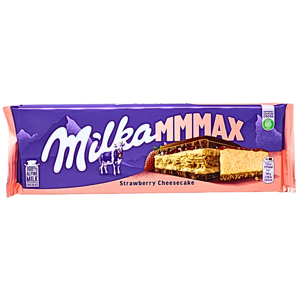 Milka Mmmax Strawberry Cheesecake - 300g