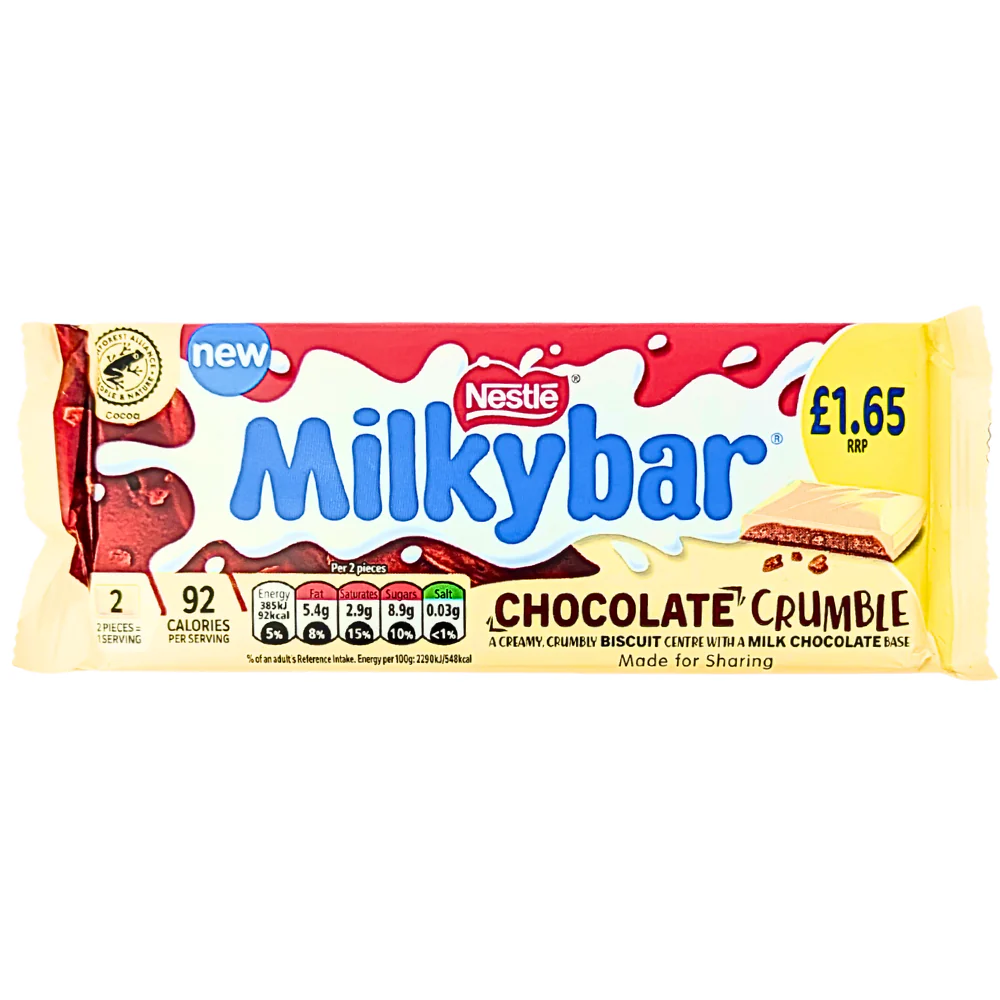Milkybar Chocolate Crumble (UK) - 84g *BB June 30 2026*
