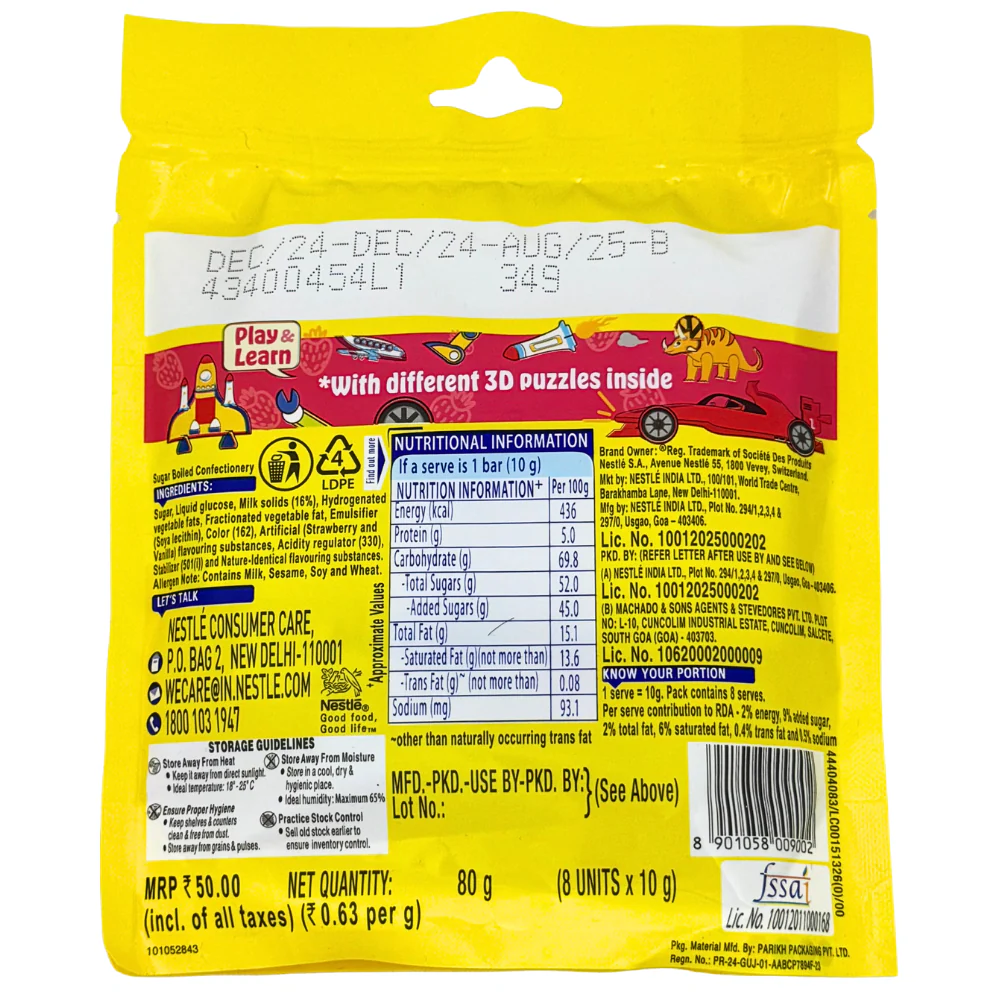 Milkybar Choo Strawberry (India) - 80g - Image 2