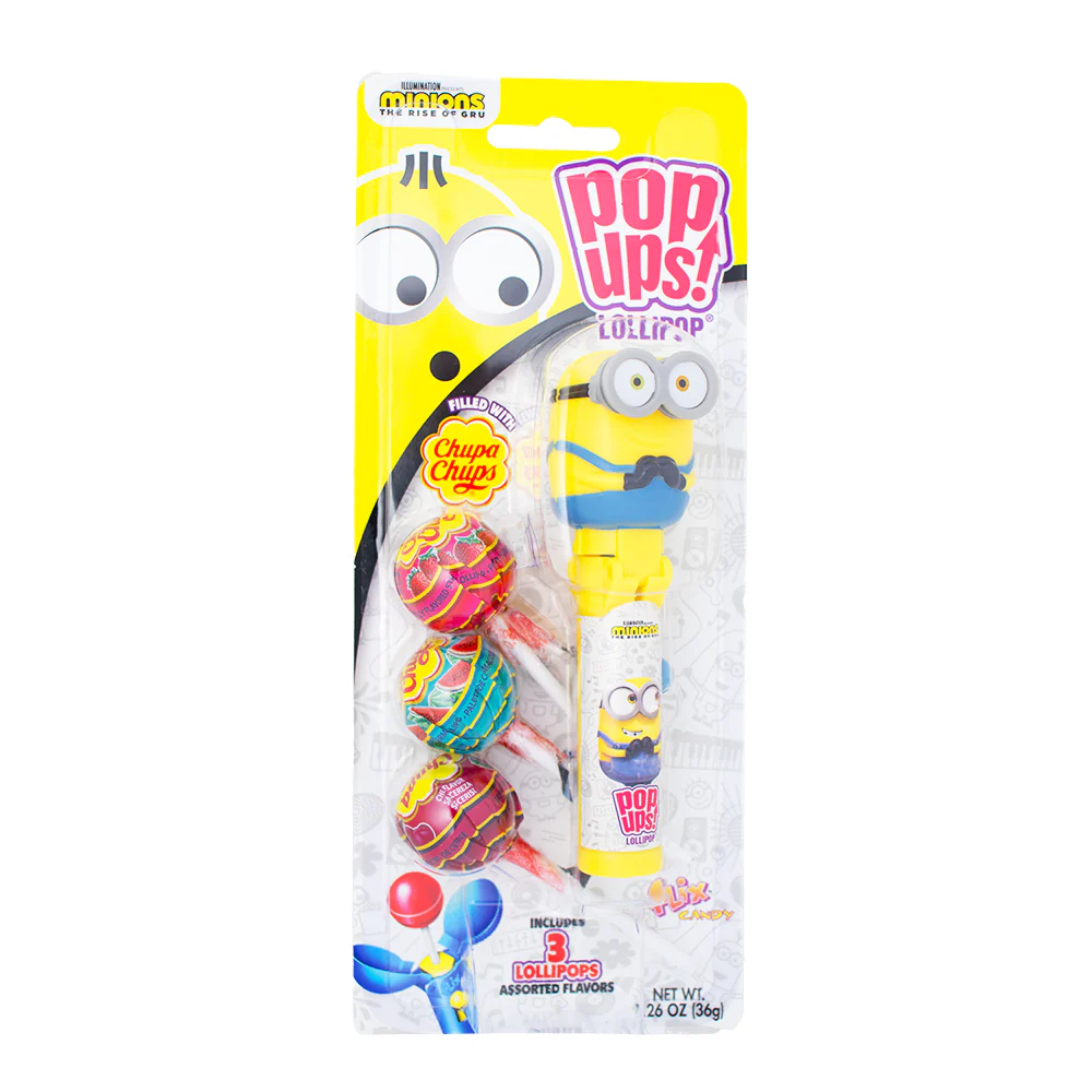 Minions Pop-Ups Lollipop Set - 36g