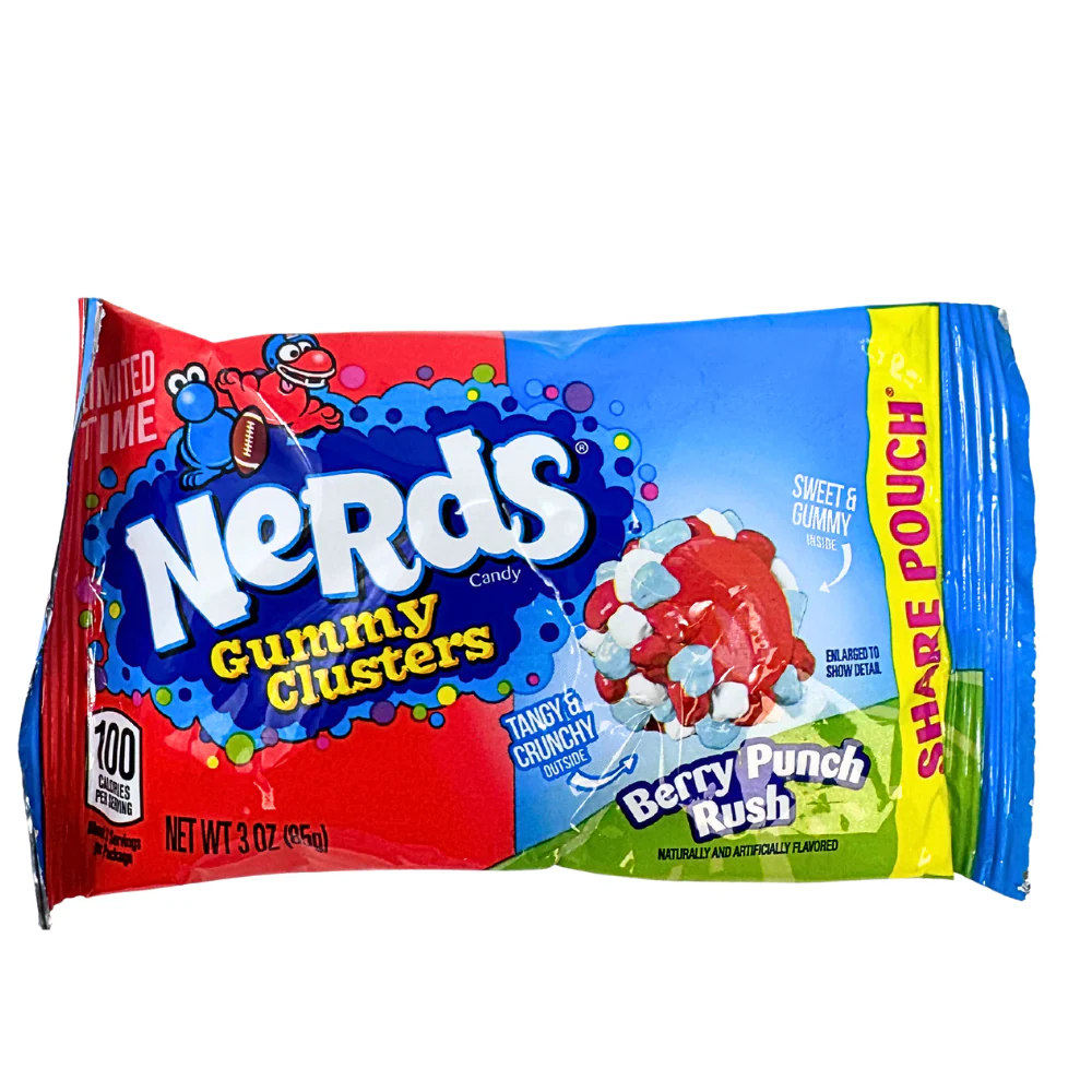 Nerds Gummy Clusters Berry Punch Rush - 3oz *BB July 09 2026*