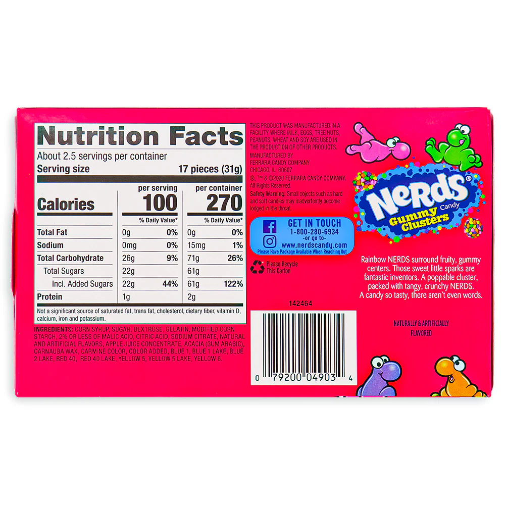 Nerds Gummy Clusters Theater Box - 3oz - Image 3