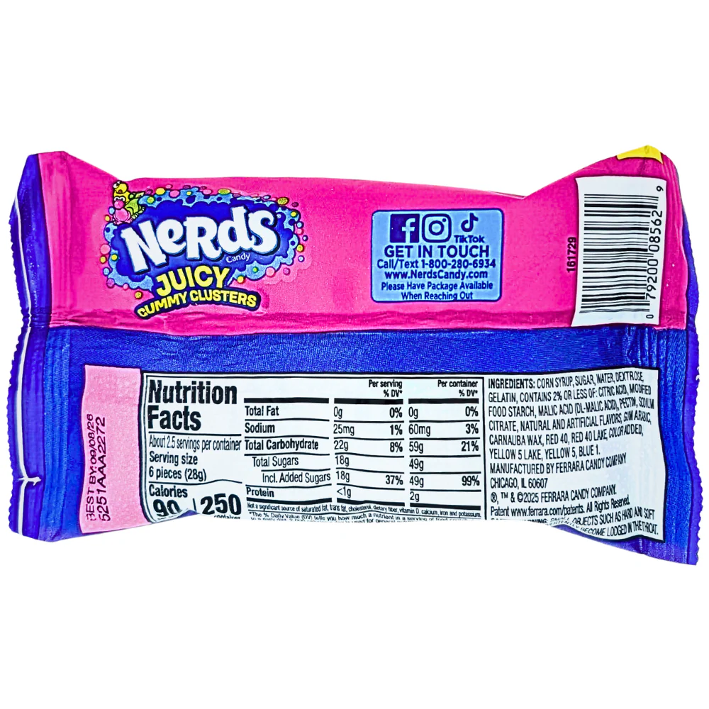 Nerds Juicy Gummy Clusters - 2.5oz - Image 2