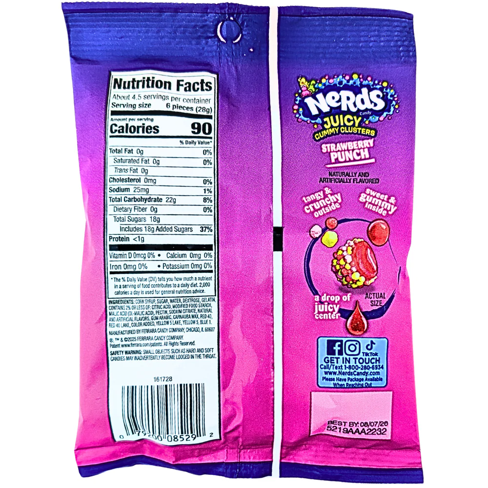 Nerds Juicy Gummy Clusters - 4.5oz - Image 2