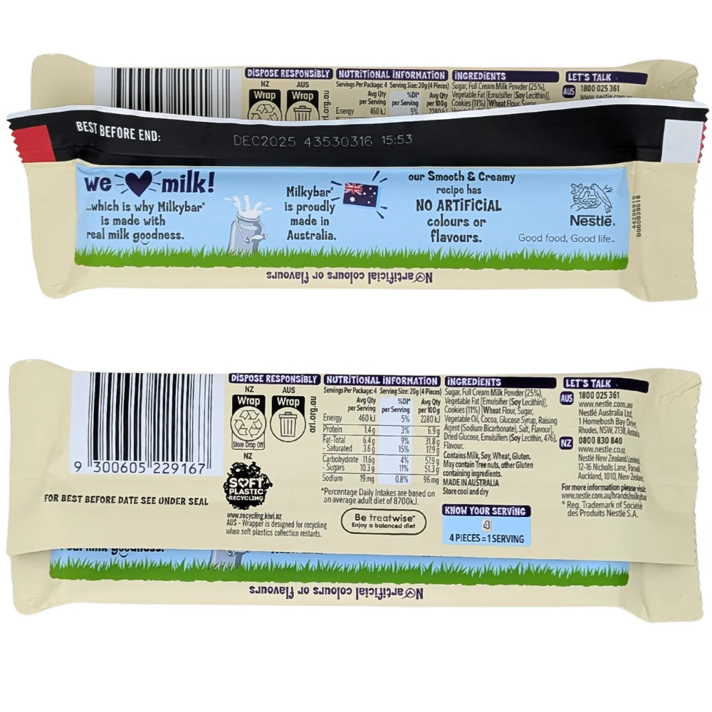 Nestle Milkybar Cookies (Australia) - 80g - Image 2
