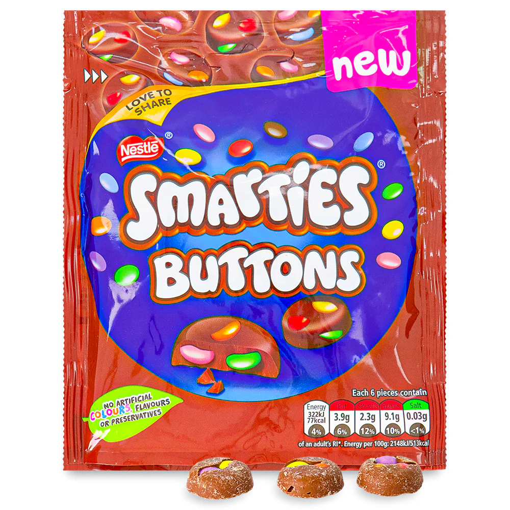 Nestle Smarties Buttons - 90g