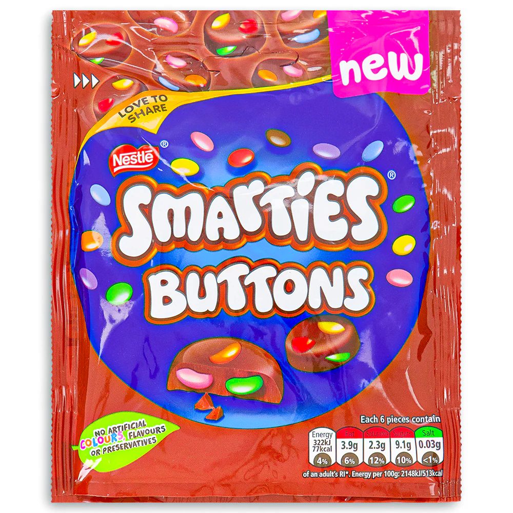 Nestle Smarties Buttons - 90g - Image 2