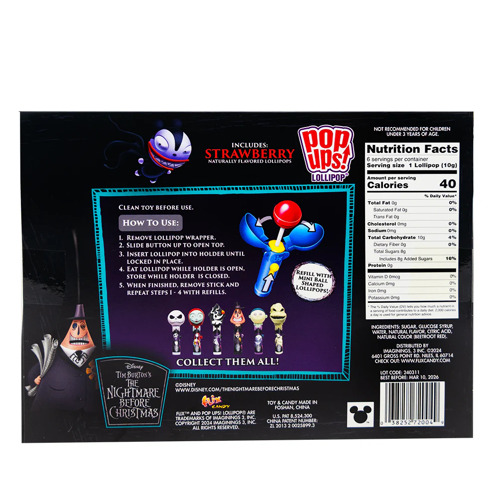 Nightmare Before Christmas Pop Ups 3pk - 2.11oz - Image 3