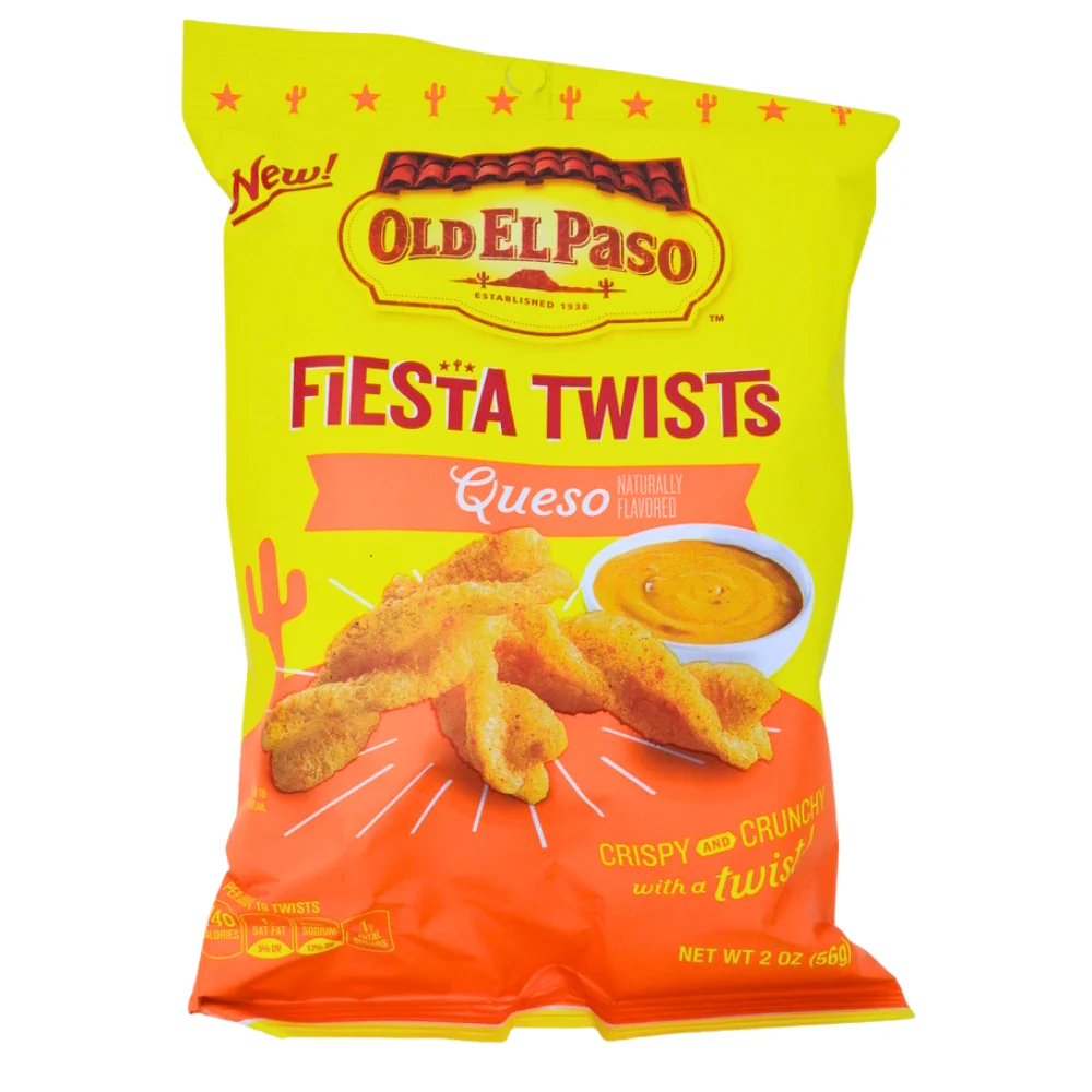 Old El Paso Fiesta Twists Queso - 2oz