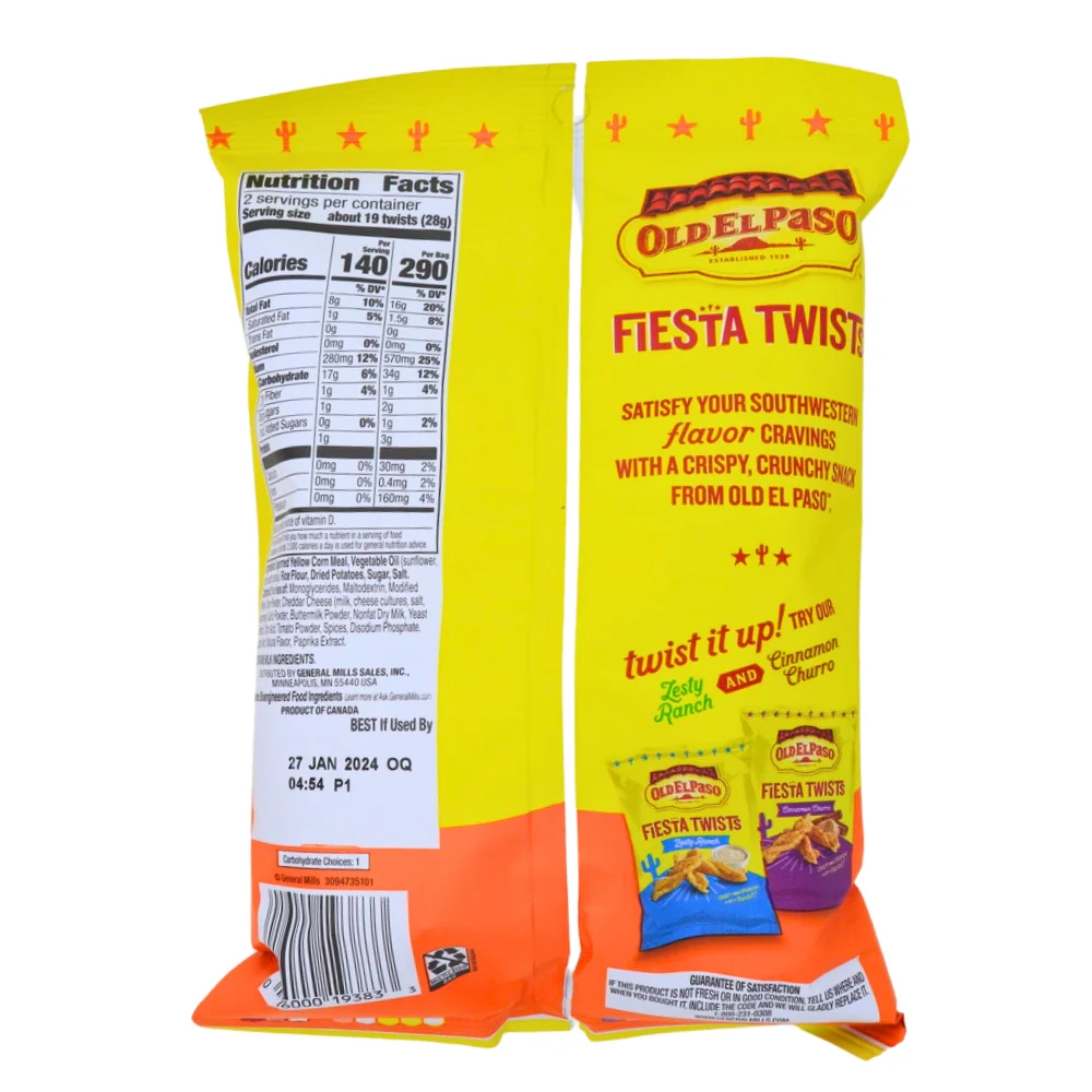 Old El Paso Fiesta Twists Queso - 2oz - Image 2