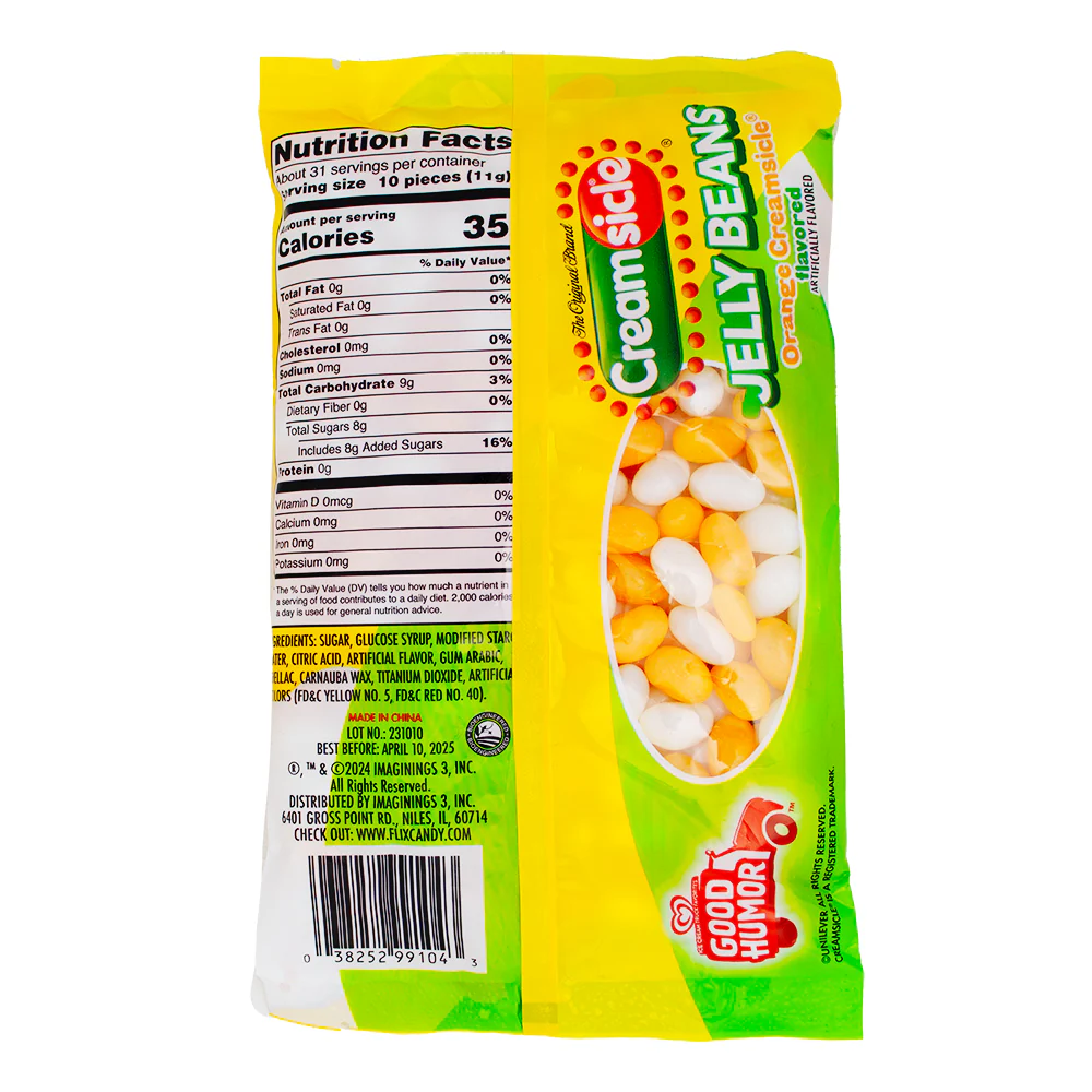 Orange Creamsicle Jelly Beans - 12oz - Image 2