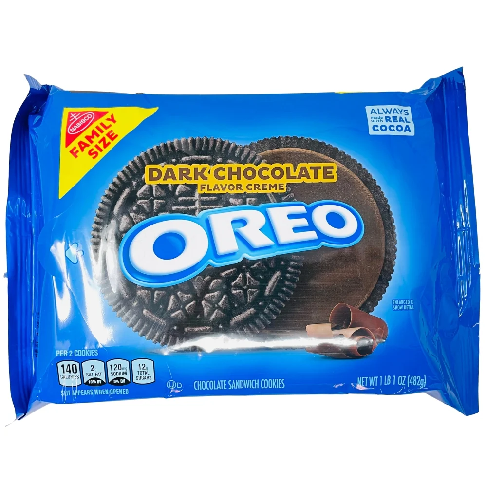 Oreo Dark Chocolate Family Size - 17oz