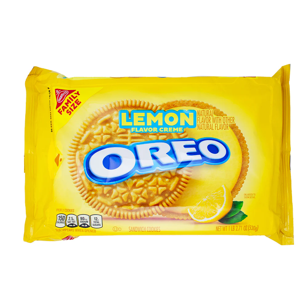 Oreo Lemon Cookies - Family Size - 530g