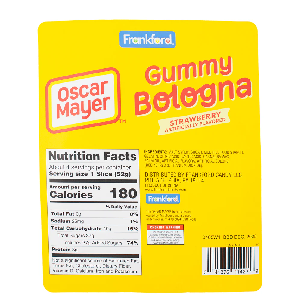 Oscar Mayer Gummy Bologna Slices - 7.27oz - Image 2