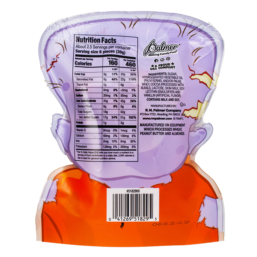 Palmer Party Pals Monster Chocolate - 3oz - Image 2
