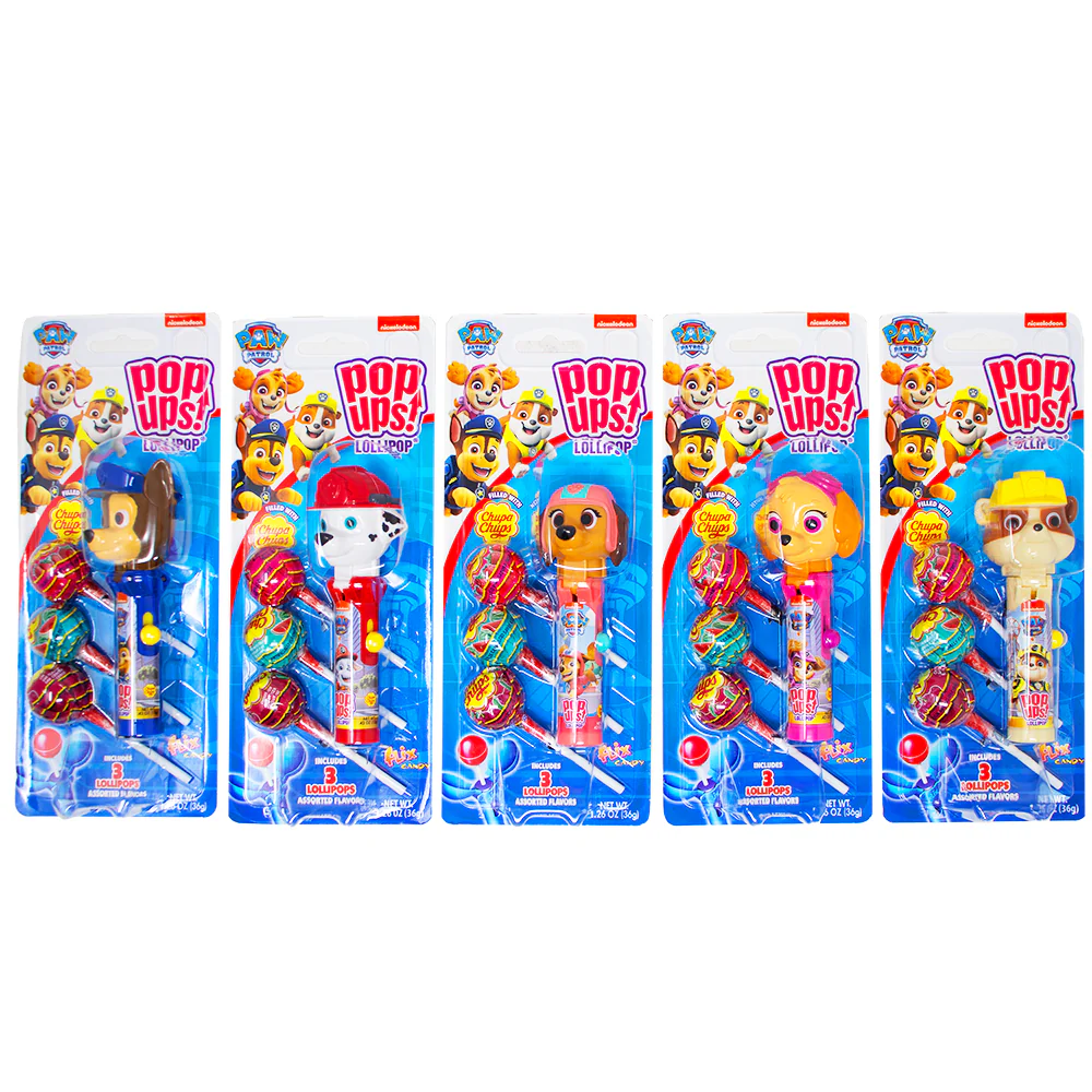 Paw Patrol Pop-Ups Lollipop Set - 36g - Image 2