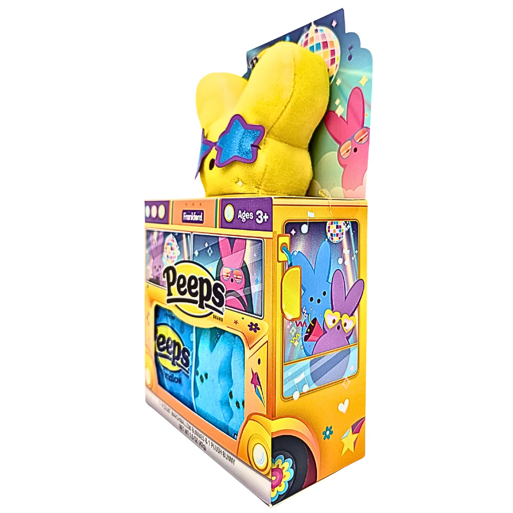 Peeps Bunny Plush Disco Bus Gift Set - 1.5oz - Image 3