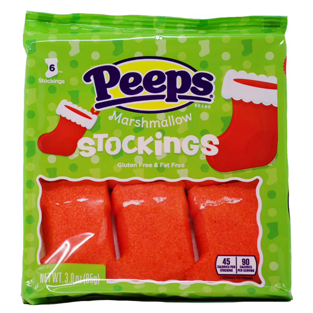 Peeps Christmas Stockings Marshmallows - 3oz