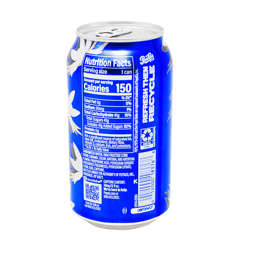 Pepsi Vanilla Soda - 355mL - Image 2