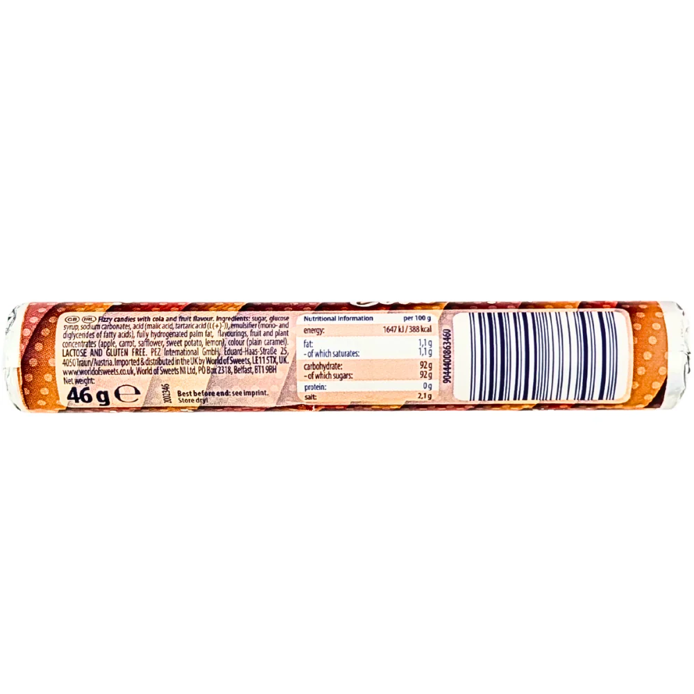 PEZ Fizzy Cola Mix Roll (UK) - 46g - Image 2