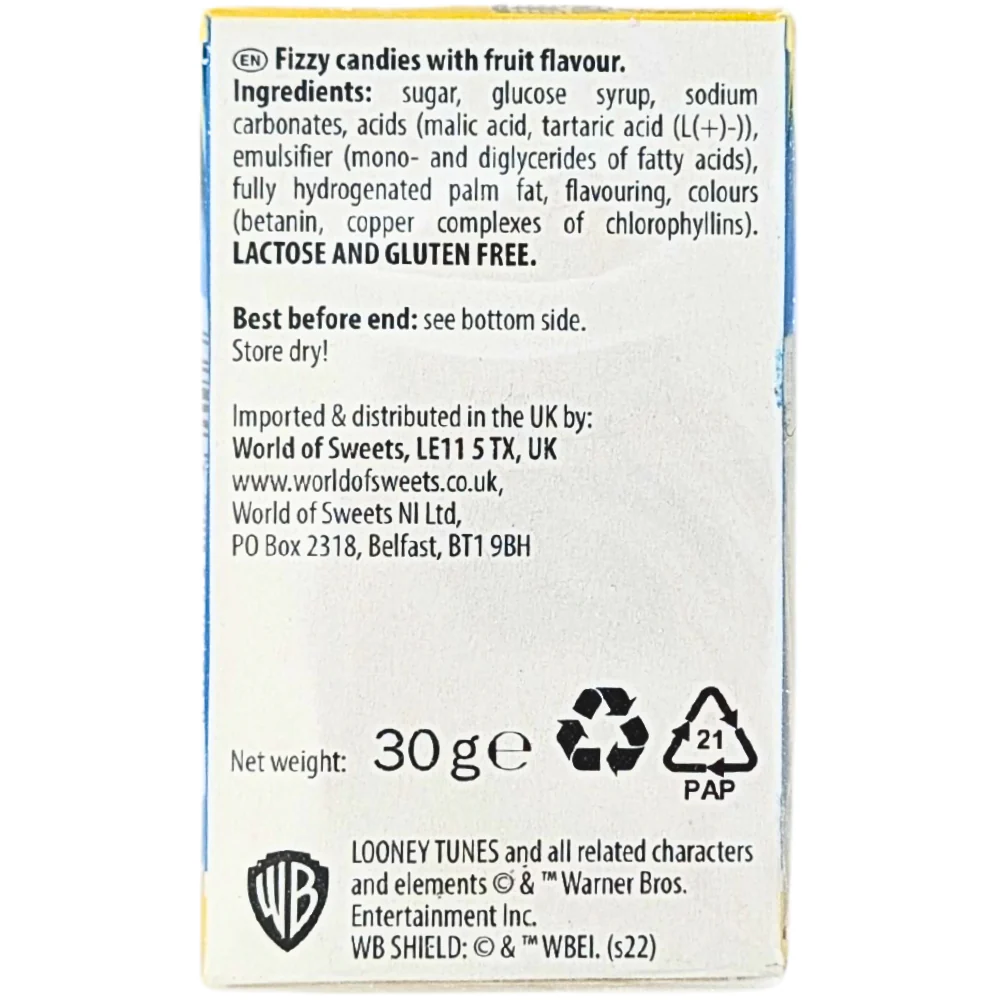 PEZ Fizzy Looney Tunes (UK) - 30g - Image 2
