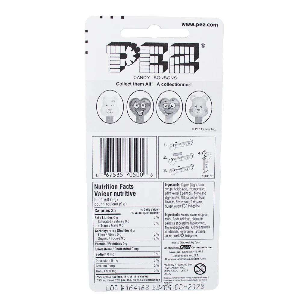 PEZ - Valentine Teddy Bear - White 16g - Image 2