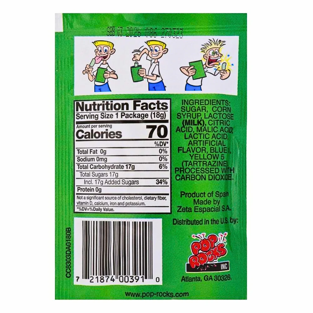 Pop Rocks Dips Sour Green Apple - Image 2