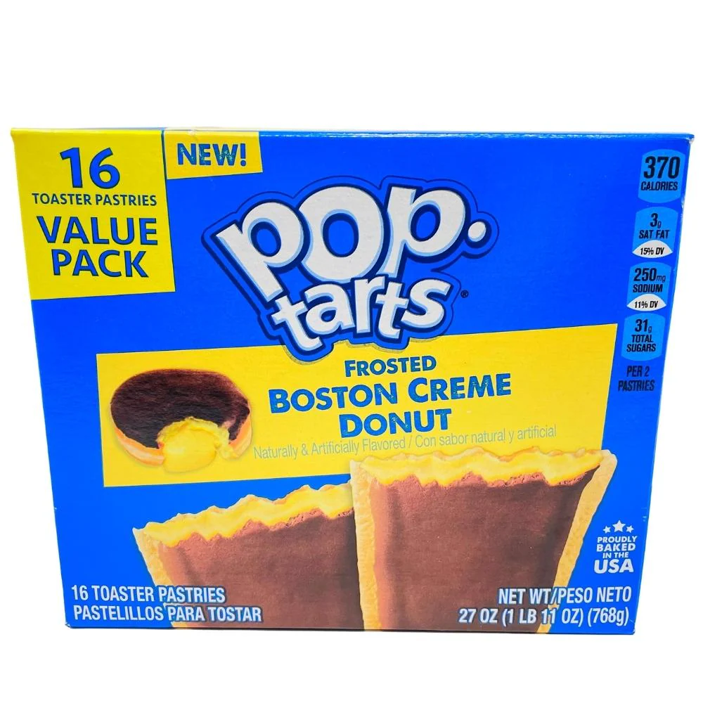 Pop-Tarts Boston Creme Donut 16 Pack - 768g