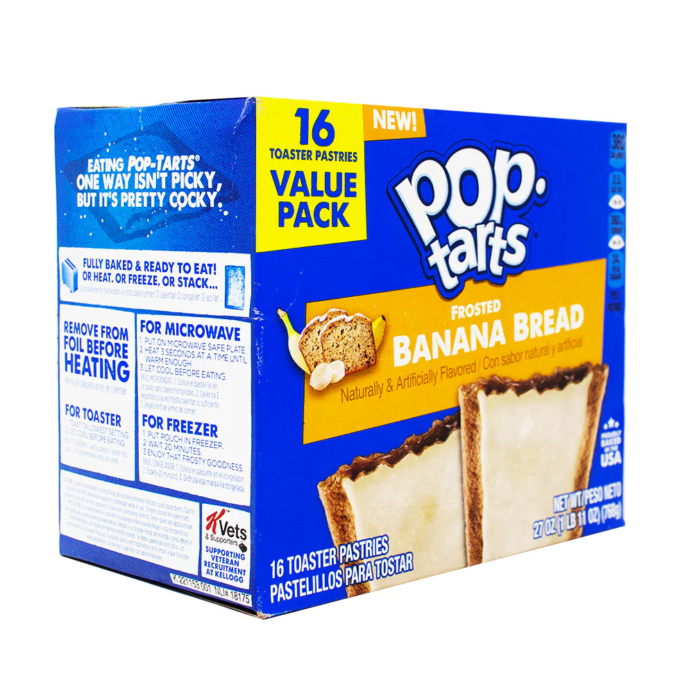 Pop-Tarts Frosted Banana Bread 16 Pack - 768g - Image 2