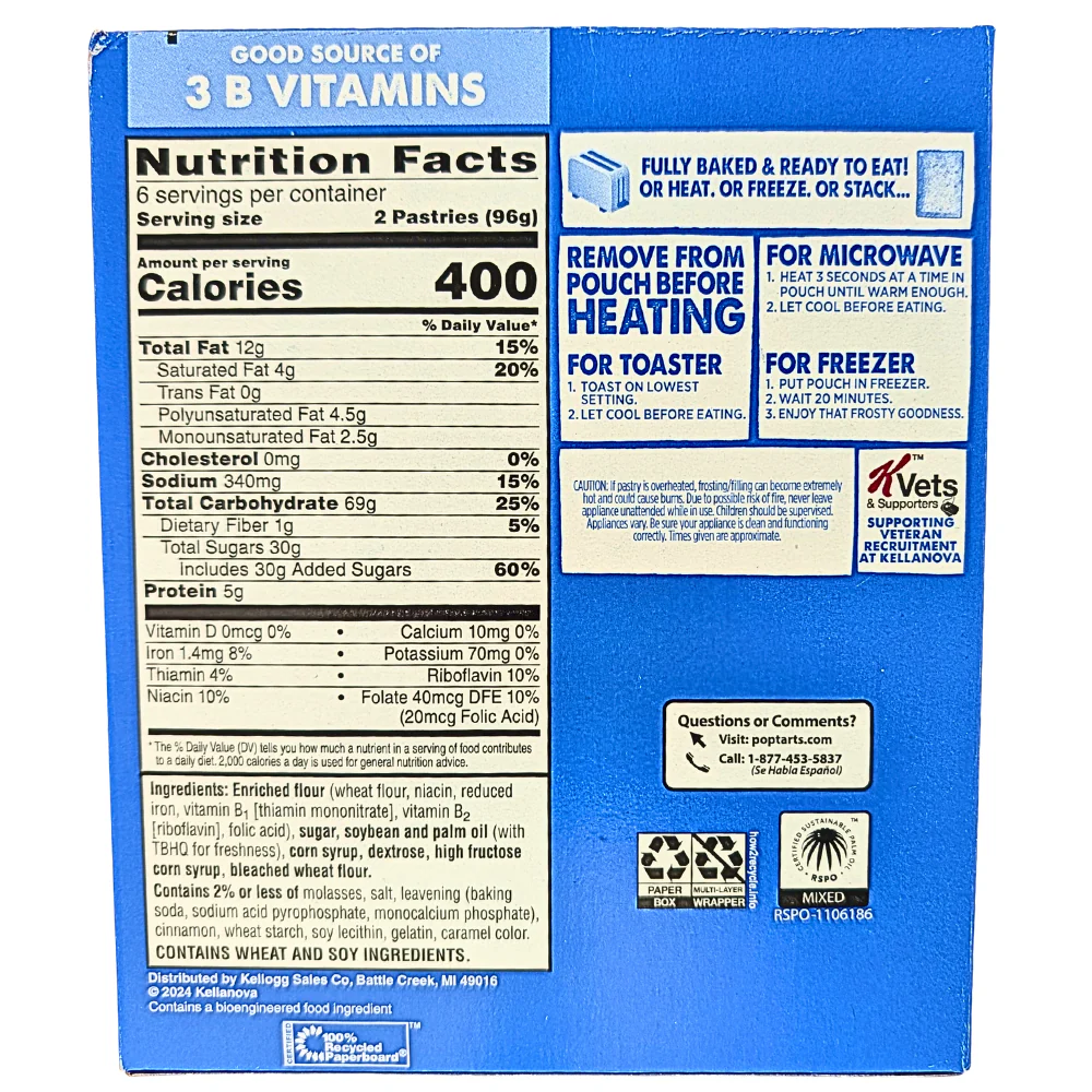 Pop-Tarts Frosted Brown Sugar Cinnamon 6pcs - 576g - Image 2