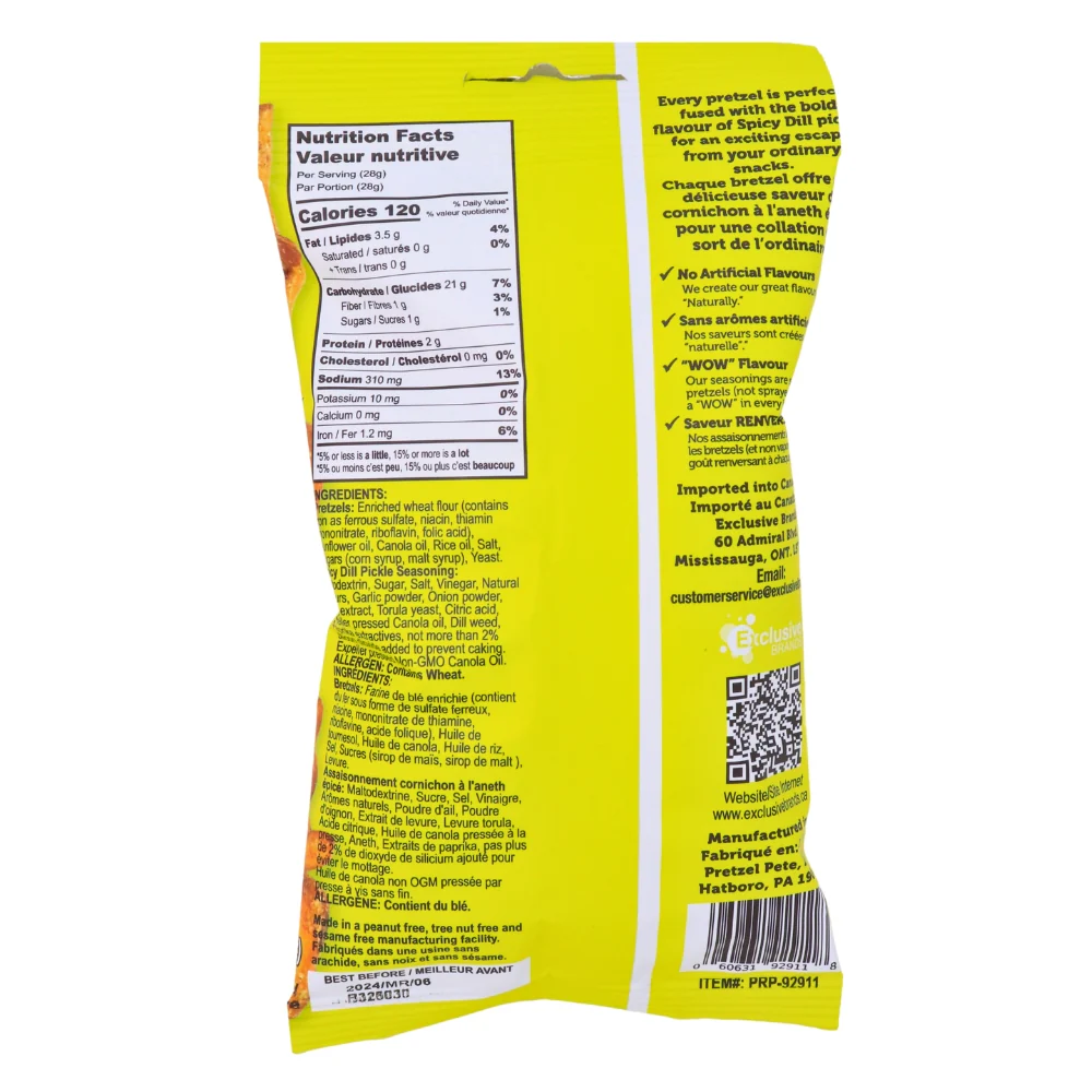 Pretzel Pzazz Dill Pickle - 56g - Image 2