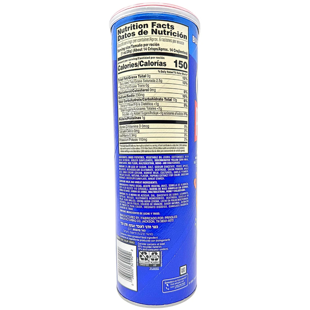 Pringles All Dressed - 5.5oz - Image 2