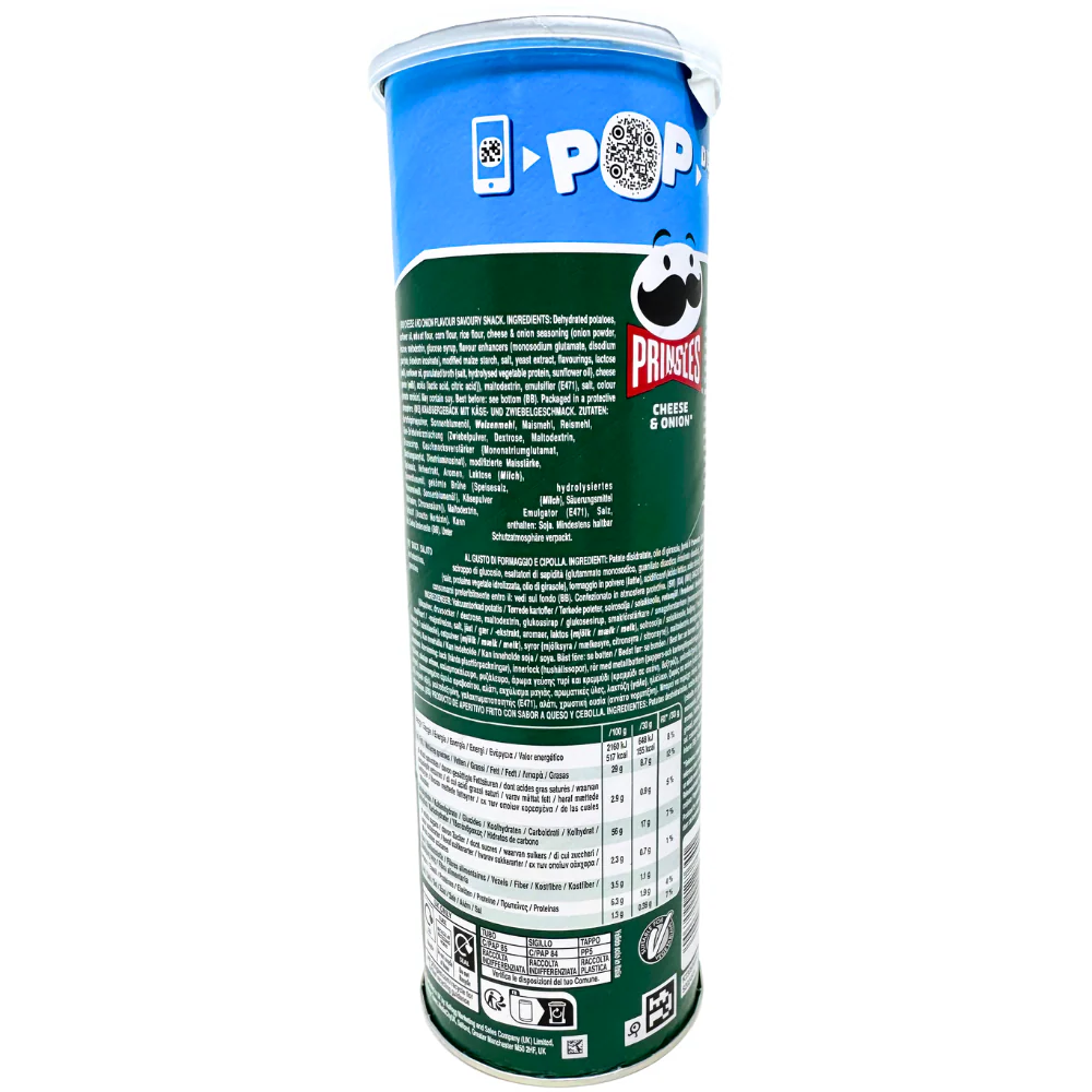 Pringles Cheese and Onion (Germany) - 165g - Image 2
