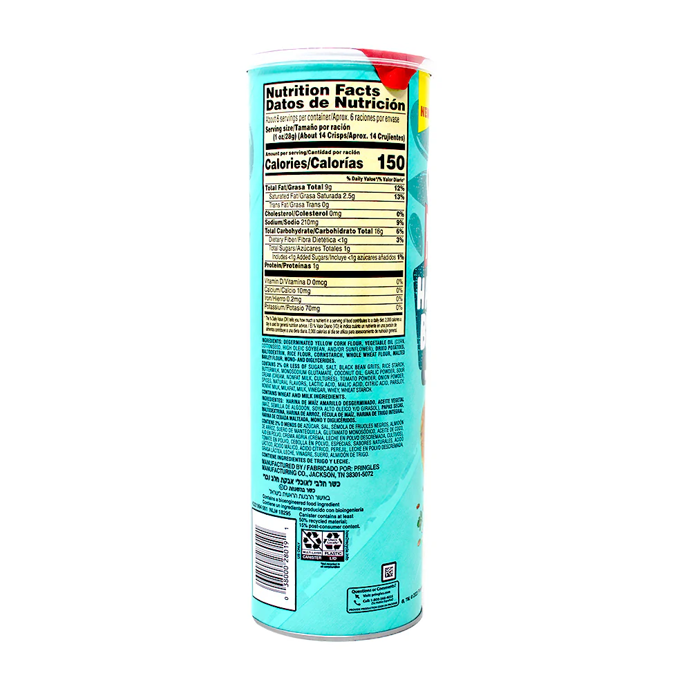 Pringles Harvest Blends Homestyle Ranch Chips - 5.5oz - Image 2