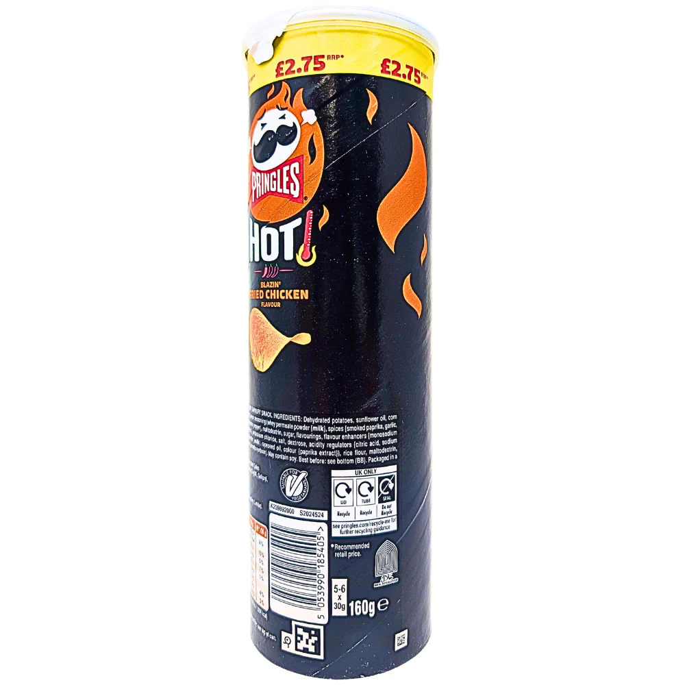 Pringles Hot Blazin' Fried Chicken (UK) - 160g - Image 3