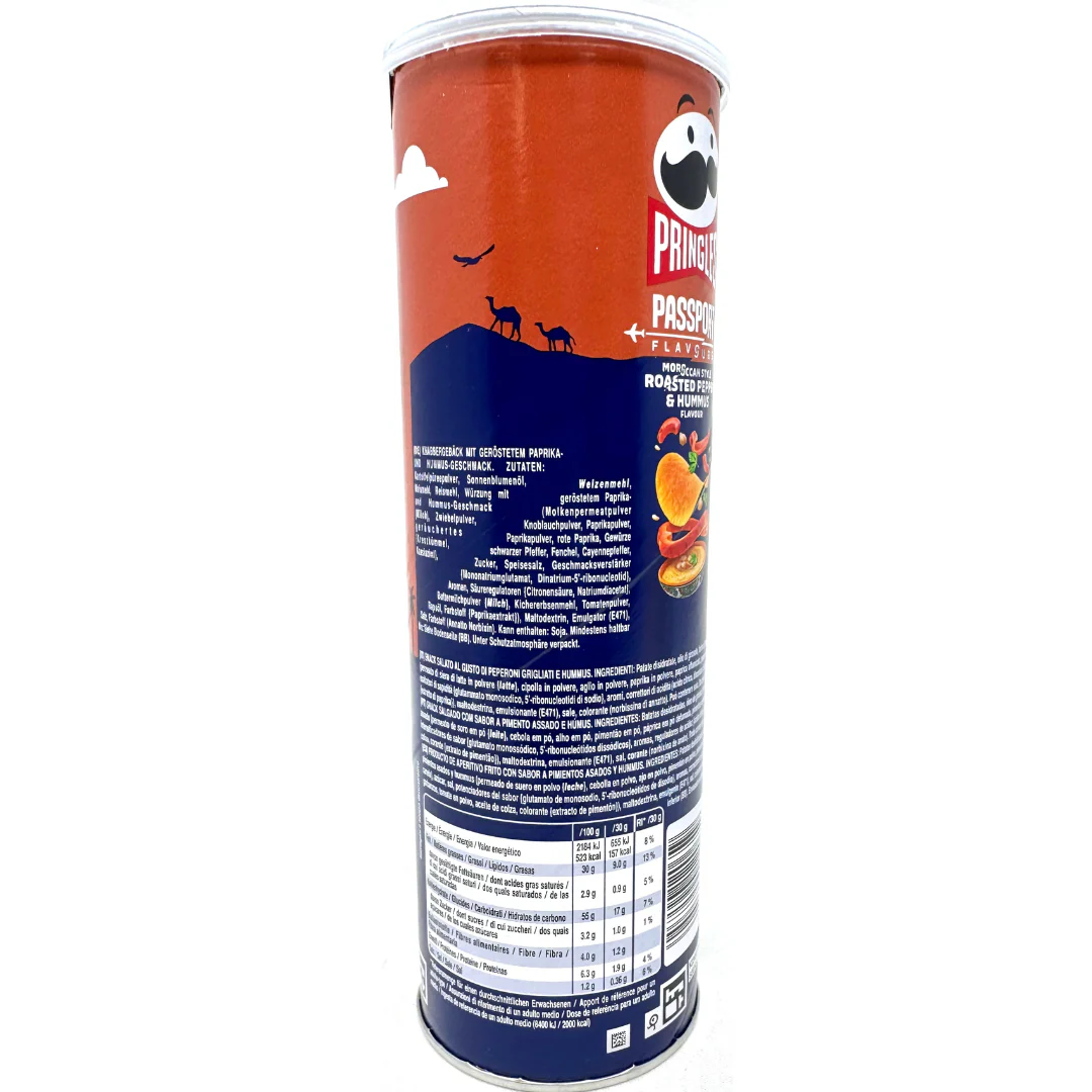 Pringles Moroccan Pepper and Hummus (Germany) - 165g - Image 2