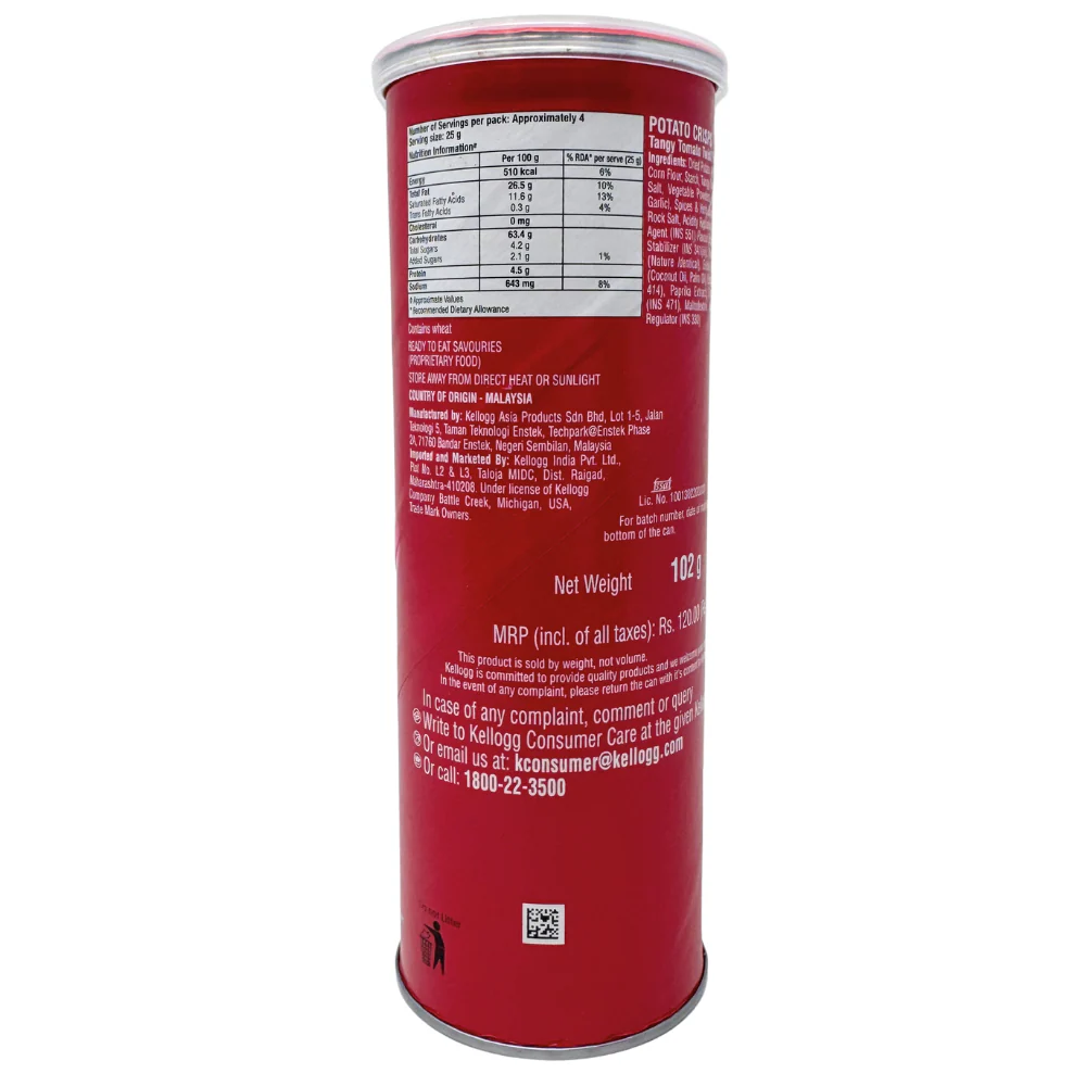 Pringles Tangy Tomato Twist (Malaysia) - 102g - Image 2