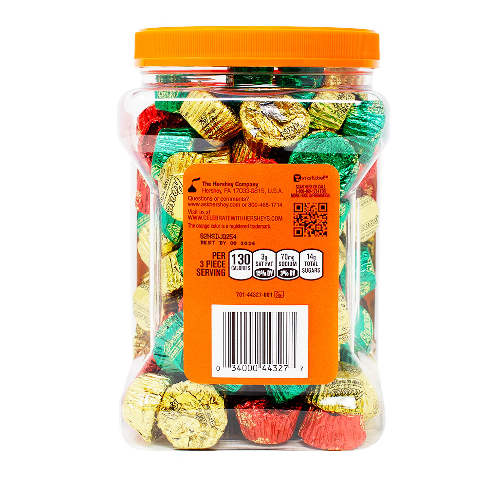 Reese's Christmas Miniatures Pantry Size Tub - 38oz - Image 3